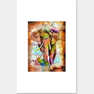 African Elephant Posters and Art